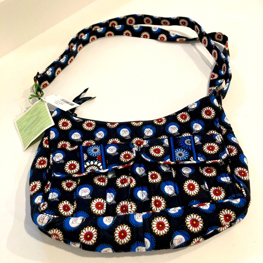 Vera Bradley “Libby” Purse in Night Owl Black. With Tags.
